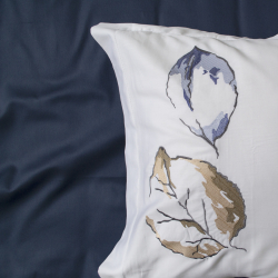 Постельное белье Dantela Vita сатин с вышивкой - Cinar евро, , 7