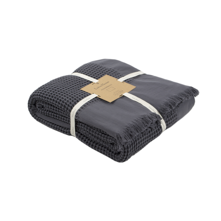 Покрывало Lotus Home - Egi антрацит 240*260