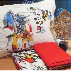 Постельное белье Karaca Home - Beris kirmizi 2019-2 красный ранфорс подростковое, , 4