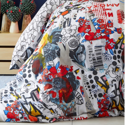 Постельное белье Karaca Home - Beris kirmizi 2019-2 красный ранфорс подростковое, , 5