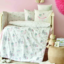 Детский набор в кроватку для младенцев Karaca Home - Digna pembe розовый (10 предметов), , 3