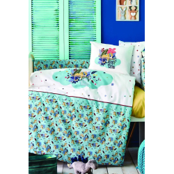 Детский набор в кроватку для младенцев Karaca Home - Bummer indigo индиго (10 предметов), , 3