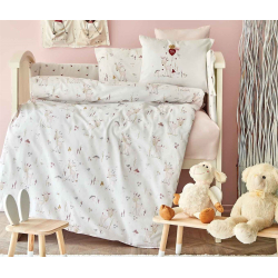 Детский набор в кроватку для младенцев Karaca Home - Doe pembe розовый (10 предметов), , 3