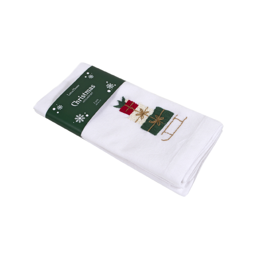 Набор столовых салфеток Lotus Home - Christmas Present 48*48 (2 шт)
