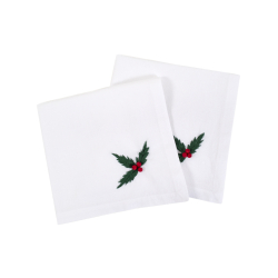 Набор столовых салфеток Lotus Home - Christmas Berry 48*48 (2 шт), , 3