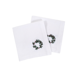 Набор столовых салфеток Lotus Home - Christmas Mistletoe 48*48 (2 шт), , 3