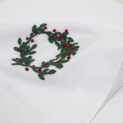 Набор столовых салфеток Lotus Home - Christmas Mistletoe 48*48 (2 шт), , 4