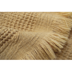 Набор полотенец Lotus Home - Rius mustard горчичный 30*50 (3 шт.), , 4