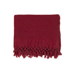 Плед Lotus Home - Rius red красный 130*170, , 3