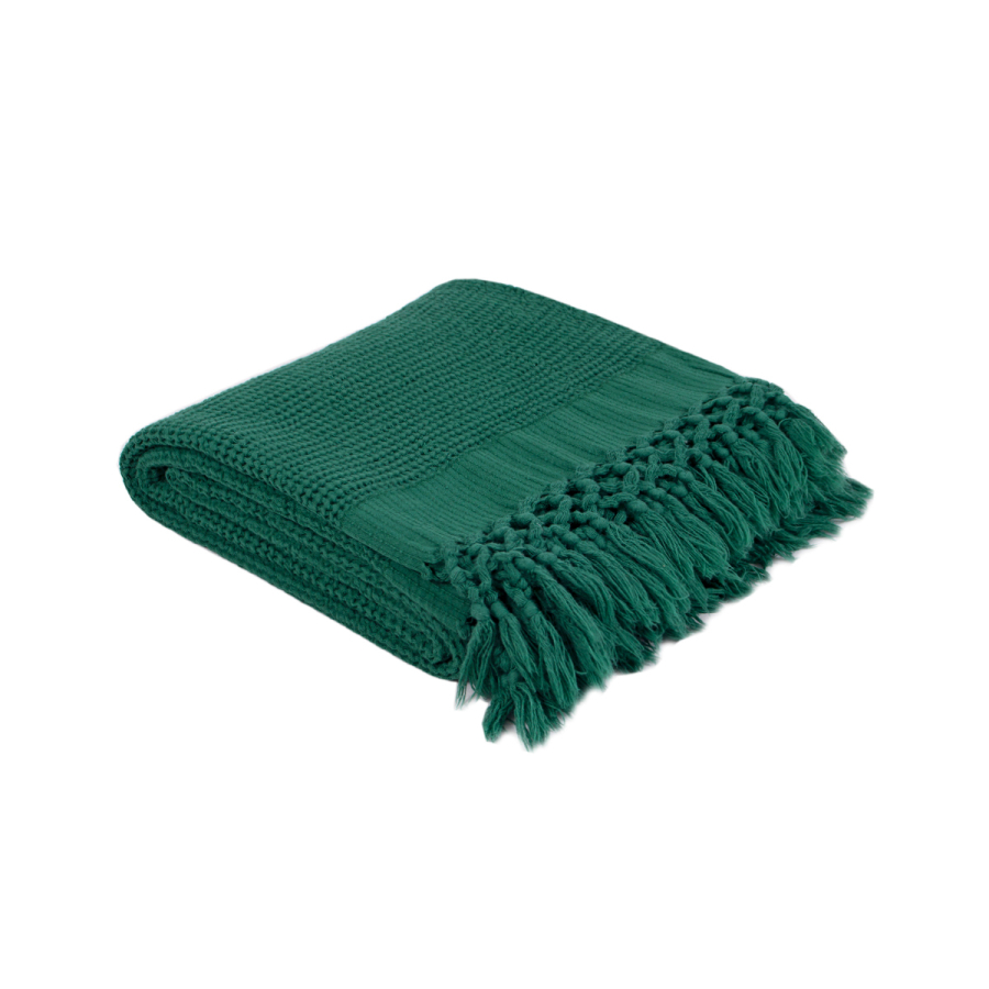 Плед Lotus Home - Rius green зеленый 130*170