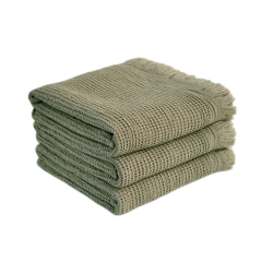 Полотенце Lotus Home - Rius olive оливковый 50*100, , 6