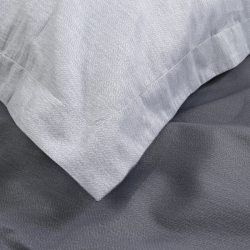 Постельное белье сатин premium Lotus Home - Basic темно-серый семейный, , 5