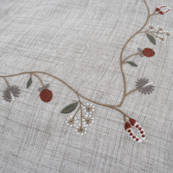 Постельное белье Dantela Vita сатин с вышивкой - Galena евро, , 6