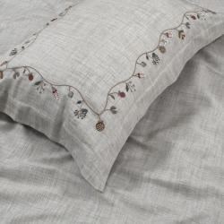 Постельное белье Dantela Vita сатин с вышивкой - Galena евро, , 10