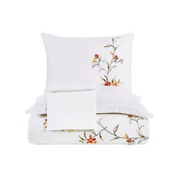 Постельное белье Dantela Vita сатин с вышивкой - Felicita beyaz белый евро, , 11