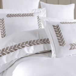 Постельное белье Dantela Vita сатин с вышивкой - Emily евро, , 5