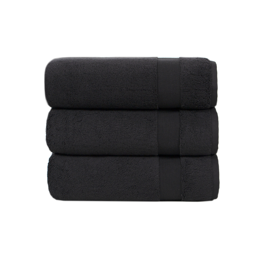 Полотенце махровое Lotus Home - Pearl черный 50*90