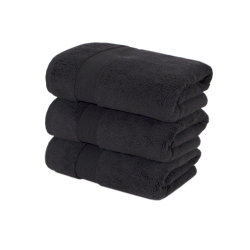 Полотенце махровое Lotus Home - Pearl черный 90*150, , 7