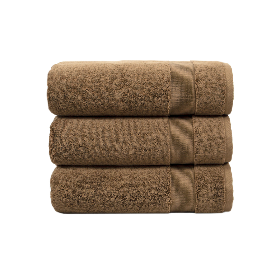 Полотенце махровое Lotus Home - Pearl кофе 90*150