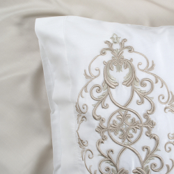 Постельное белье Dantela Vita сатин с вышивкой - Intence евро, , 8
