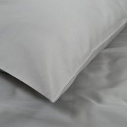 Постельное белье Dantela Vita сатин с кружевом - Jenna antrasit антрацит евро, , 11