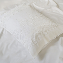 Постельное белье Dantela Vita сатин с кружевом - Duru евро, , 10