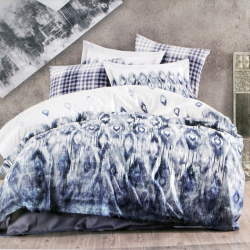 Постельное белье Dantela Vita сатин Digital с 3D принтом - Octavia евро, , 3