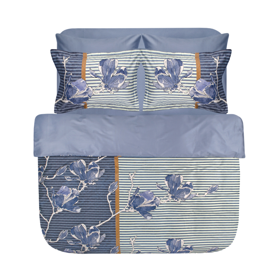 Постельное белье Dantela Vita сатин Digital с 3D принтом - Armoni евро