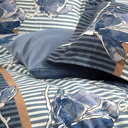 Постельное белье Dantela Vita сатин Digital с 3D принтом - Armoni евро, , 5