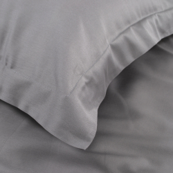 Постельное белье Dantela Vita сатин с кружевом - Valencia antrasit антрацит евро, , 11