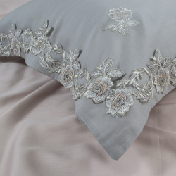 Постельное белье Dantela Vita сатин с кружевом - Acelya евро, , 11