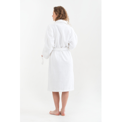 Халат махровый unisex Lotus Home - Basic Line white S, , 9