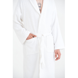 Халат махровый unisex Lotus Home - Basic Line white S, , 11