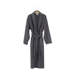 Халат махровый unisex Lotus Home - Basic Line antrasit L, , 6
