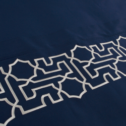 Постельное белье Dantela Vita сатин с вышивкой - Luna bej бежевый евро, , 6