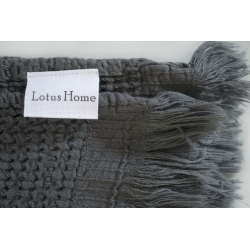 Набор полотенец Lotus Home - Rius antrasit антрацит 30*50 (3 шт.), , 4