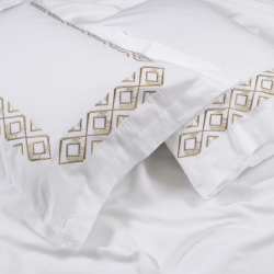 Набор постельного белья с вышивкой и жаккардовым покрывалом Dantela Vita - Valentina евро, , 13