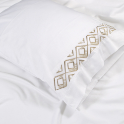 Набор постельного белья с вышивкой и жаккардовым покрывалом Dantela Vita - Valentina евро, , 14