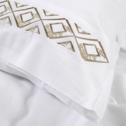 Набор постельного белья с вышивкой и жаккардовым покрывалом Dantela Vita - Valentina евро, , 16