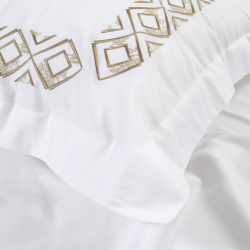 Набор постельного белья с вышивкой и жаккардовым покрывалом Dantela Vita - Valentina евро, , 17