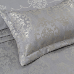 Набор постельного белья с вышивкой и жаккардовым покрывалом Dantela Vita - Nilda евро, , 5