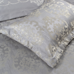 Набор постельного белья с вышивкой и жаккардовым покрывалом Dantela Vita - Nilda евро, , 7