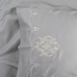 Набор постельного белья с вышивкой и жаккардовым покрывалом Dantela Vita - Nilda евро, , 10