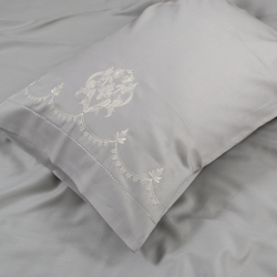 Набор постельного белья с вышивкой и жаккардовым покрывалом Dantela Vita - Nilda евро, , 12