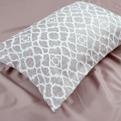 Набор постельного белья с вышивкой и жаккардовым покрывалом Dantela Vita - Victoria pudra пудра евро, , 6