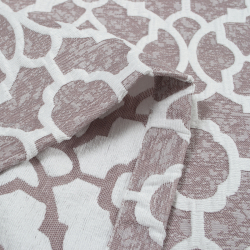 Набор постельного белья с вышивкой и жаккардовым покрывалом Dantela Vita - Victoria pudra пудра евро, , 7