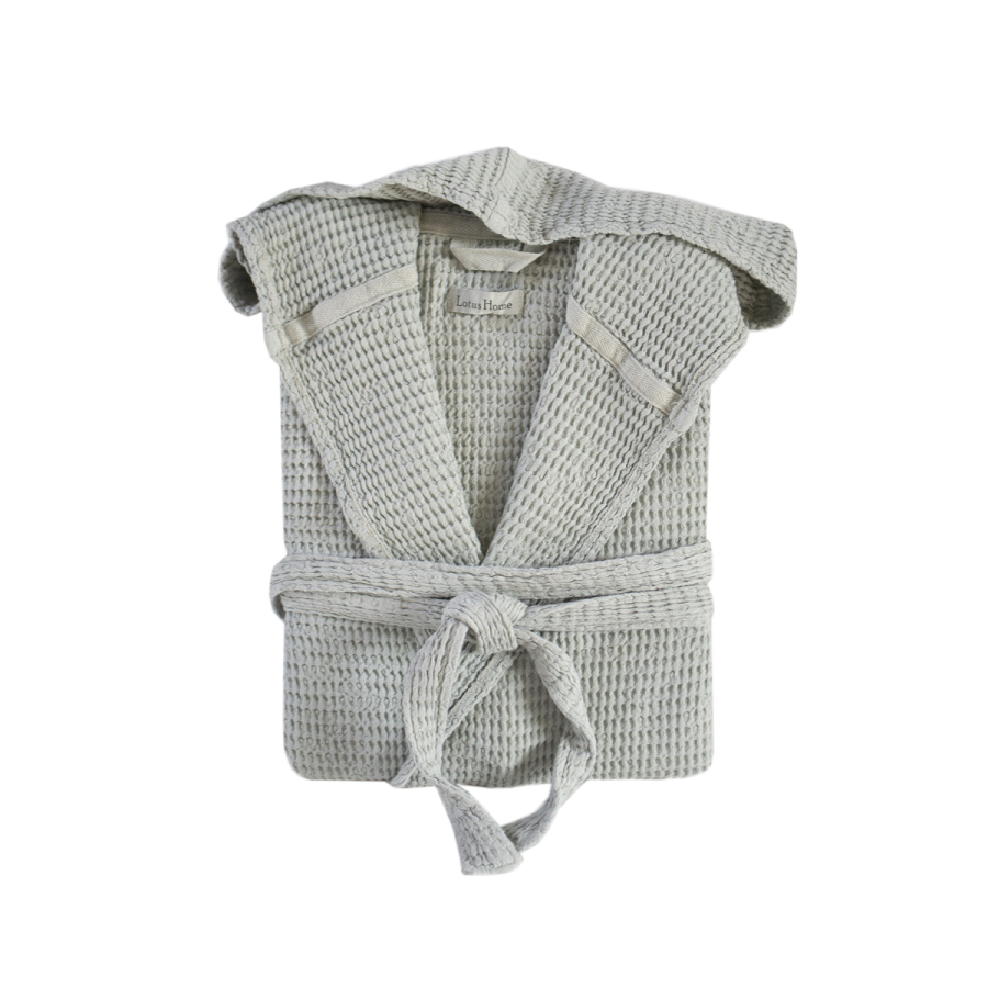 Халат Lotus Home - Rius light gri светло-серый S/M
