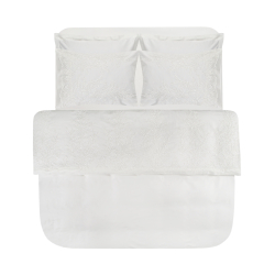 Набор постельного белья с кружевом и покрывалом пике Dantela Vita - Serafina krem кремовый евро, , 5