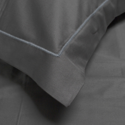 Постельное белье сатин Lotus Home - Dakota Modern антрацит евро, , 4