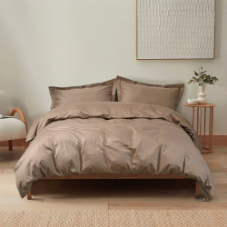 Постельное белье сатин Lotus Home - Dakota Modern кофе евро, , 3